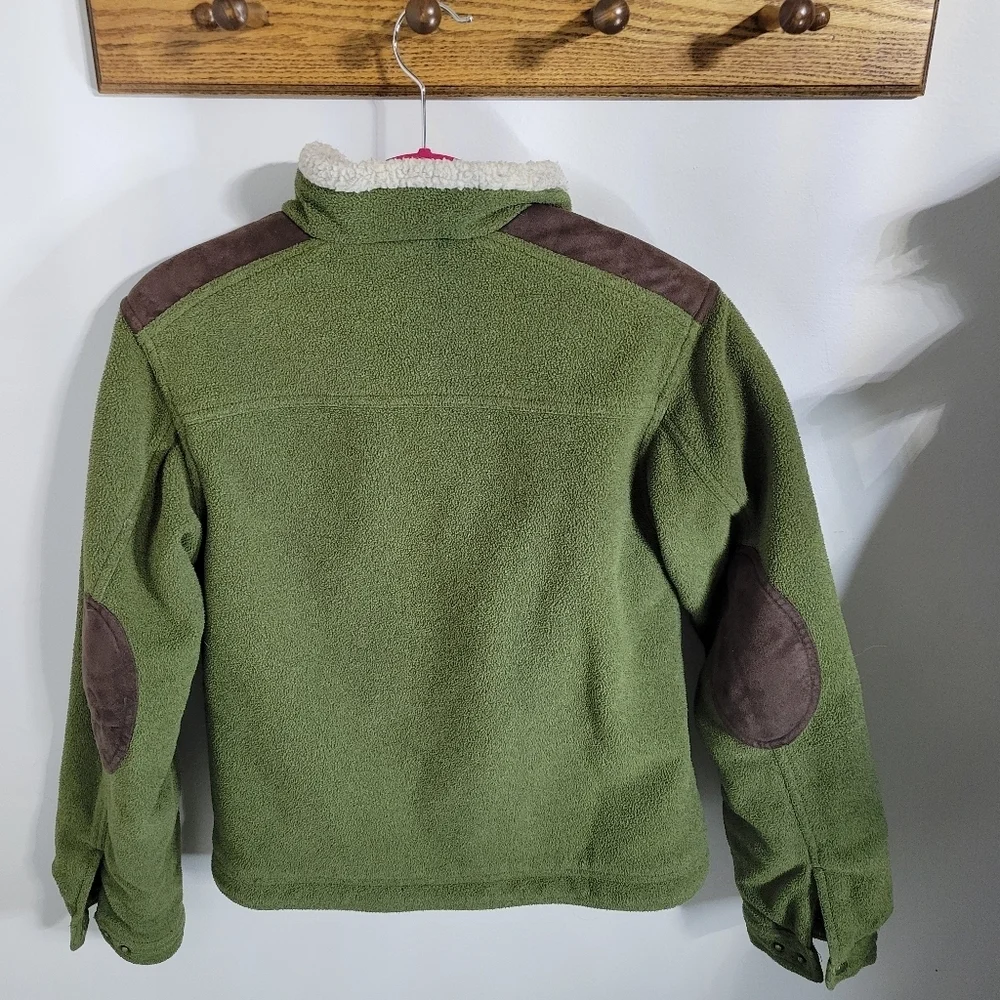 Cabela's Kid's Green Fleece Jacket, Size L